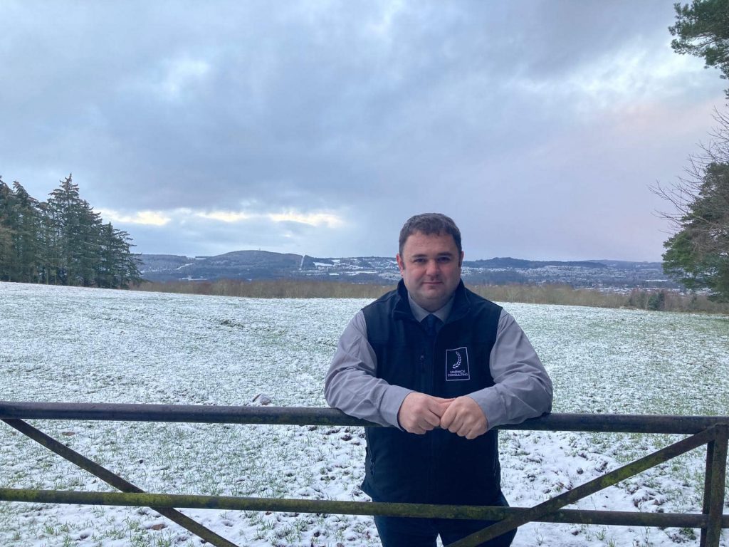 Ricky Marwick on farm